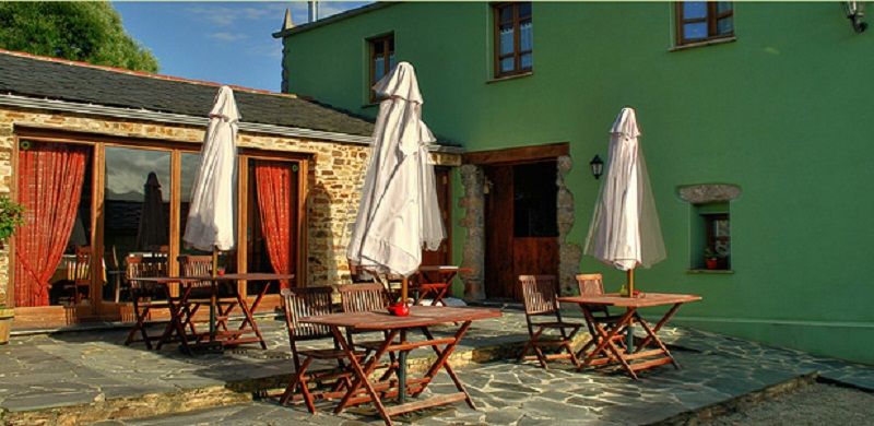 Os Tres Teixos Pension San Acisclo Buitenkant foto
